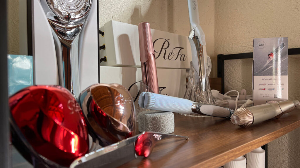 【ReFa】リファ正規取扱店茨城県桜川市の美容室ヘアリゾート夢有民(むうみん)